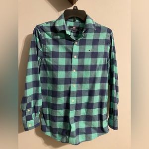 Vineyard Vines boys plaid shirt